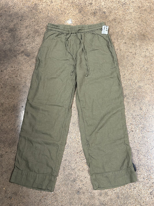 Pants Linen By Banana Republic In Green, Size:S