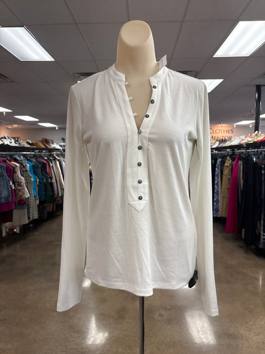 Top Ls By Banana Republic In White, Size:S