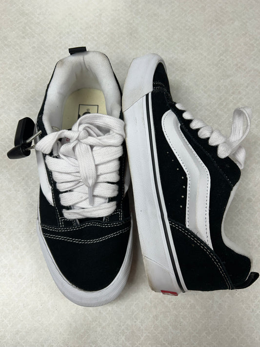 Shoes Sneakers By Vans In Black & White, Size:8.5