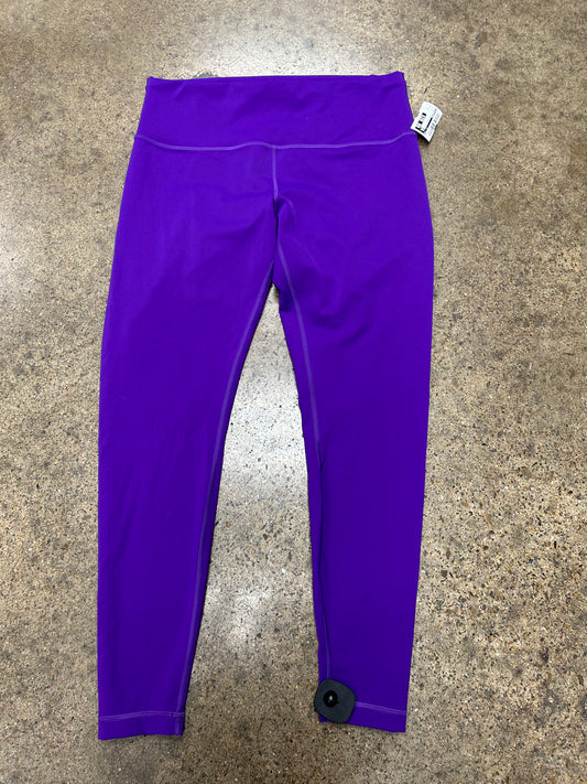 Athletic Leggings By Lululemon In Purple, Size:14