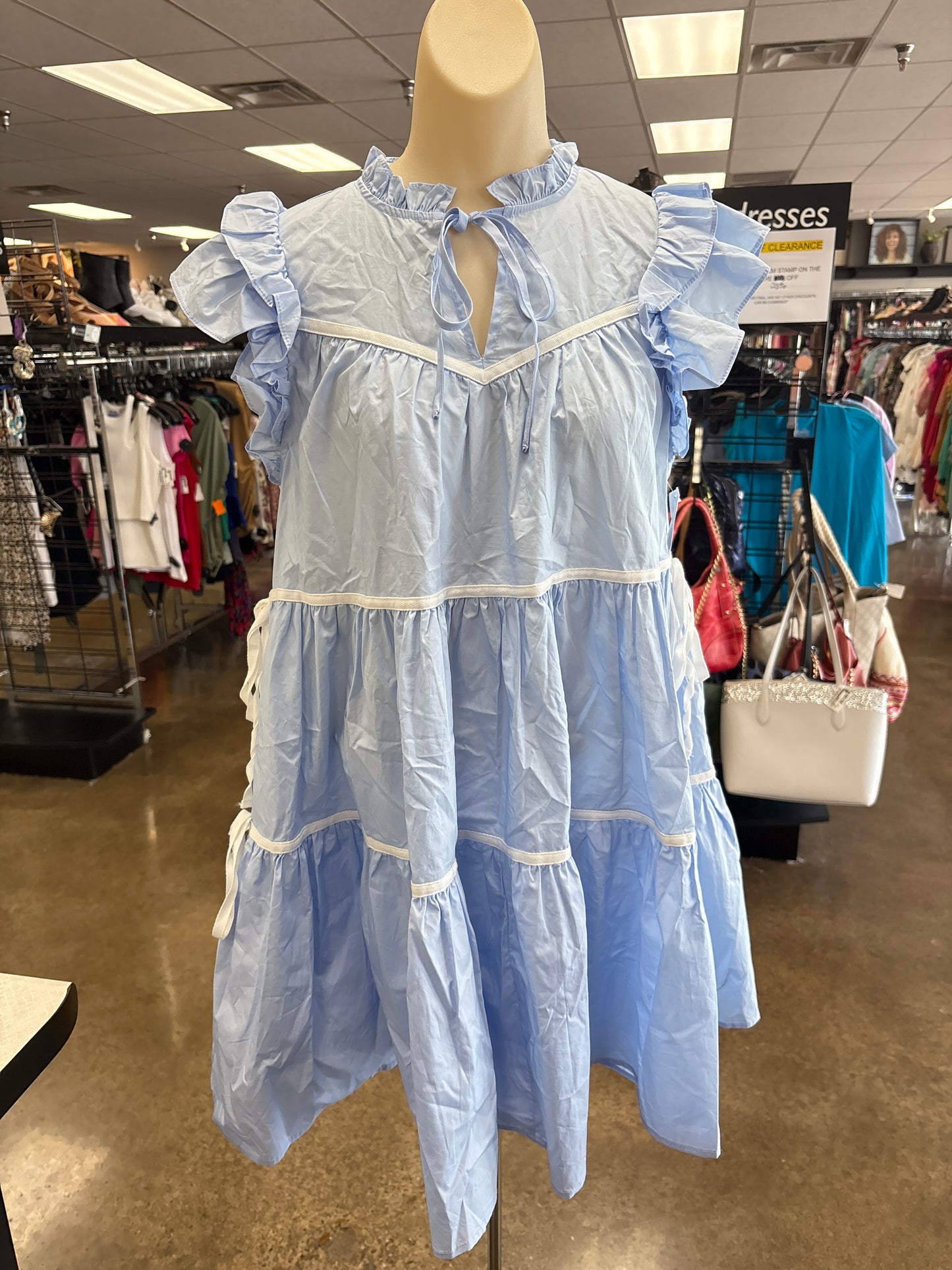 Dress Casual Short By Clothes Mentor In Blue, Size:S