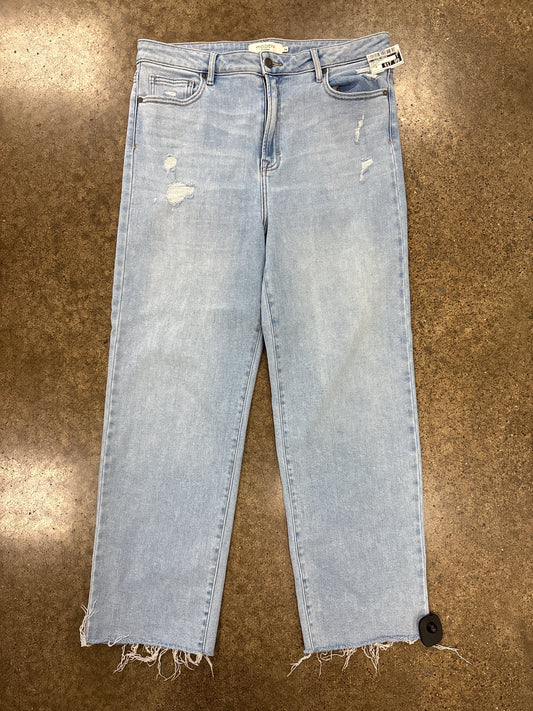 Jeans Straight By   Clothes Mentor In Blue Denim, Size:18