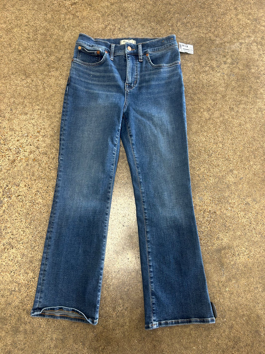 Jeans Boot Cut By Madewell In Blue Denim, Size:6