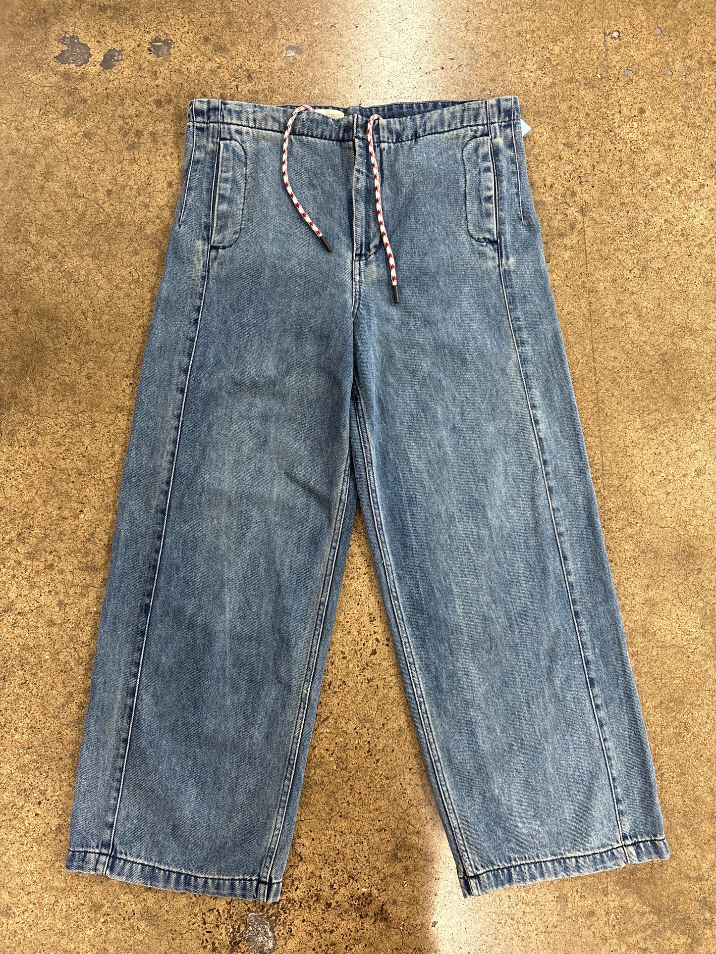 Jeans Wide Leg By Pilcro In Blue Denim, Size:12