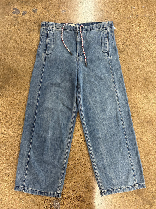 Jeans Wide Leg By Pilcro In Blue Denim, Size:12