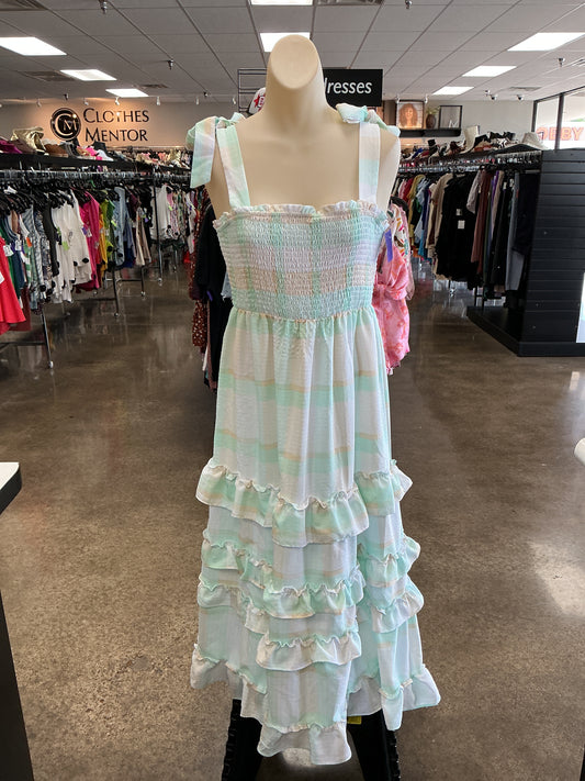 Dress Casual Maxi By Blu Pepper In Green, Size:L