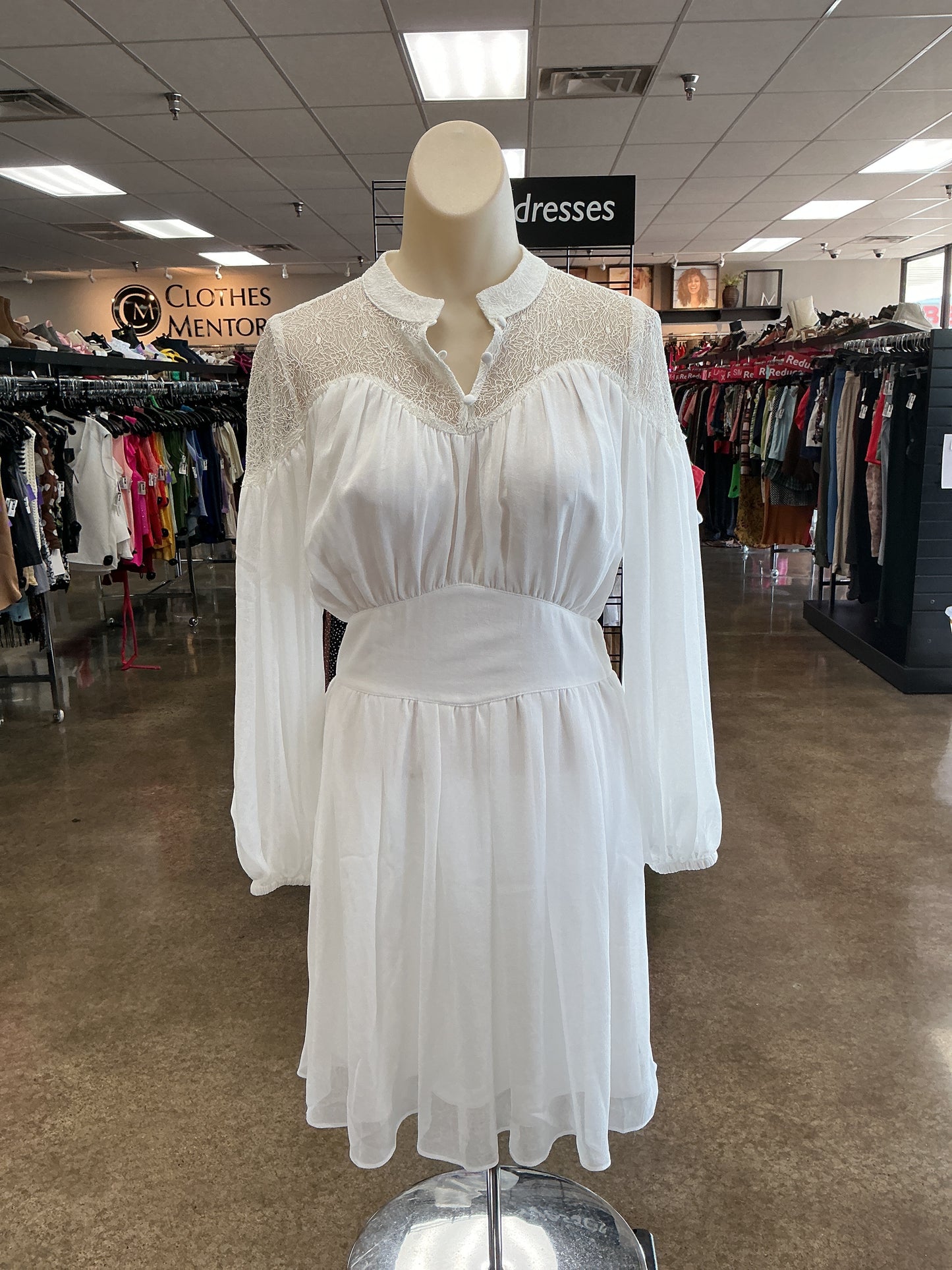 Dress Casual Short By Current Air In White, Size:L