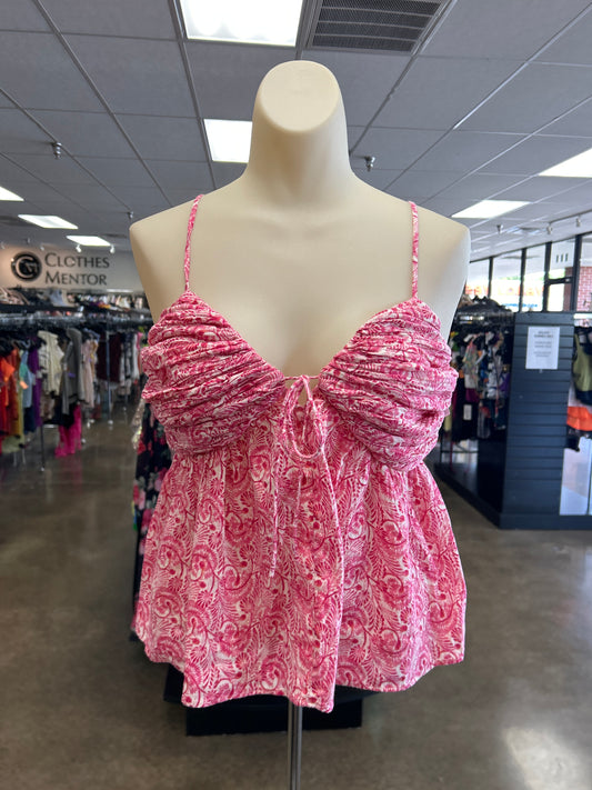 Top Sleeveless By J. Crew In Pink, Size:6