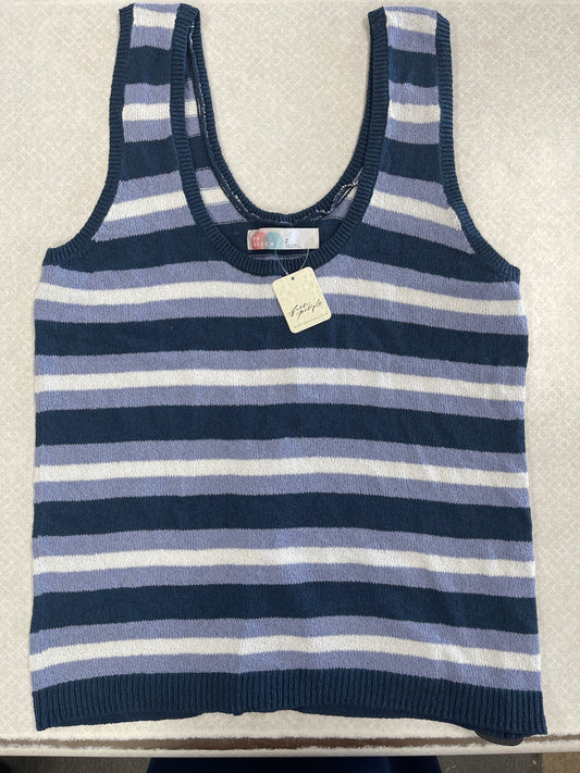 Top Sleeveless By Free People In Blue, Size:S
