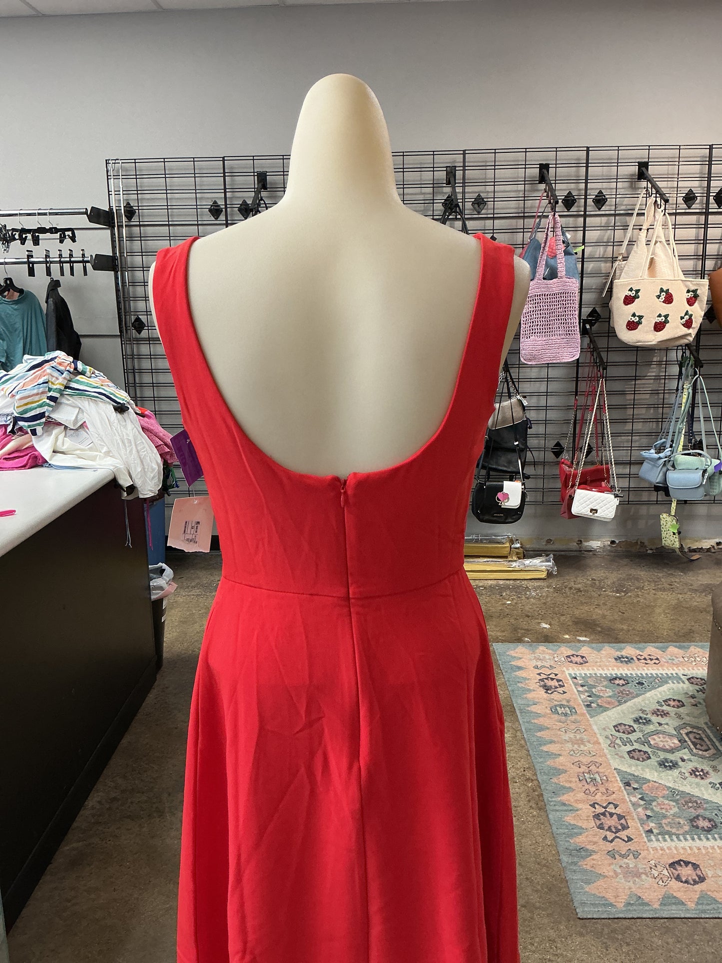 Dress Casual Maxi By A New Day In Red, Size:Xs