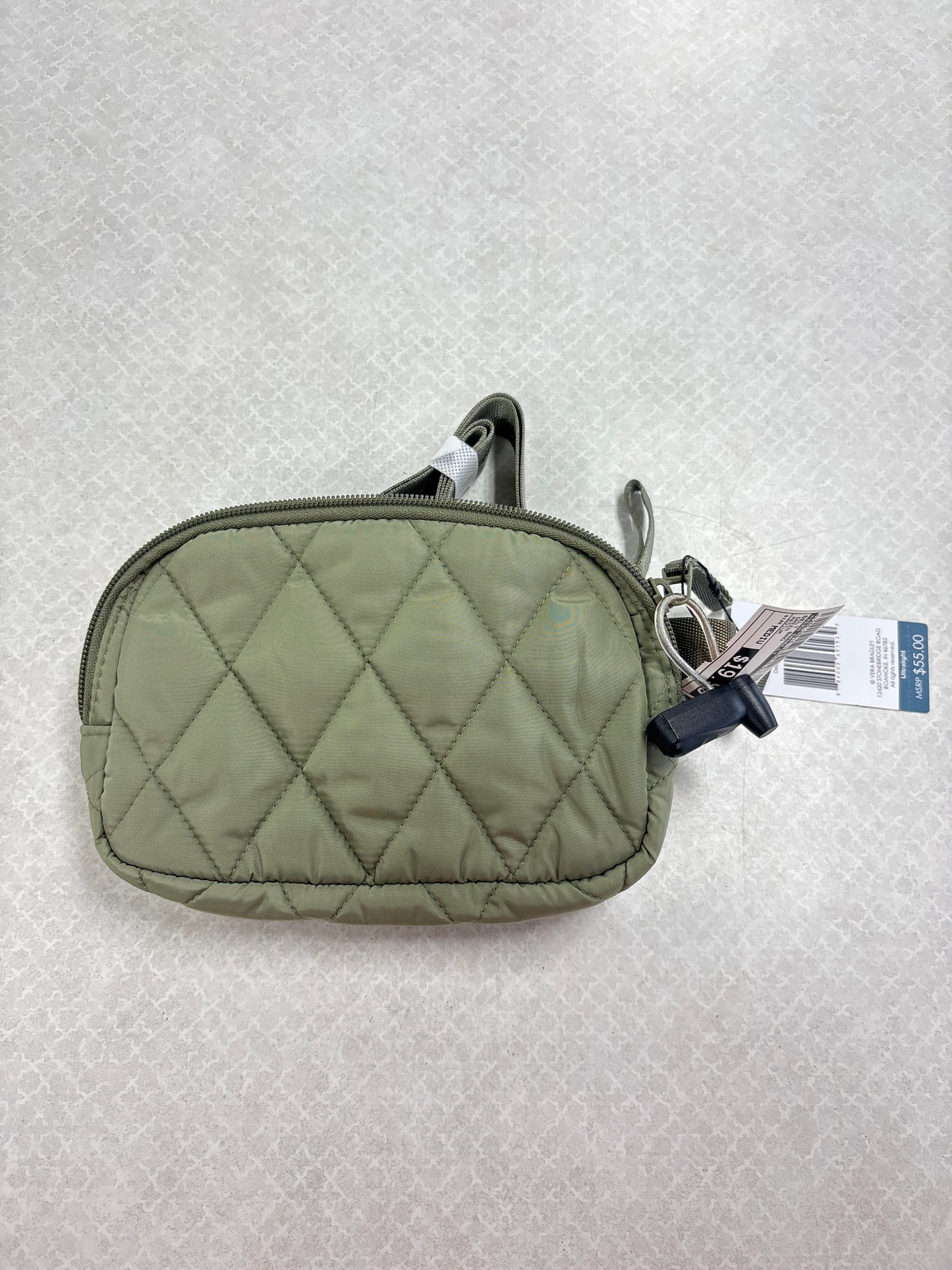 Belt Bag By Vera Bradley In Green, Size:Small