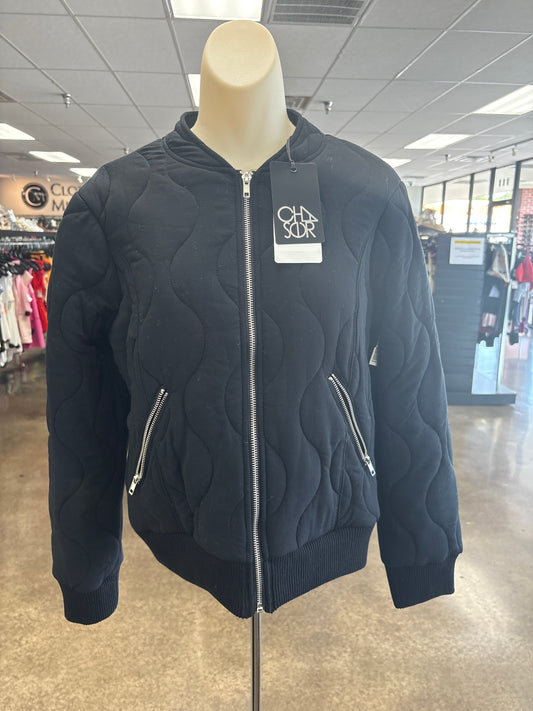 Jacket Puffer & Quilted By Chaser In Black, Size:M