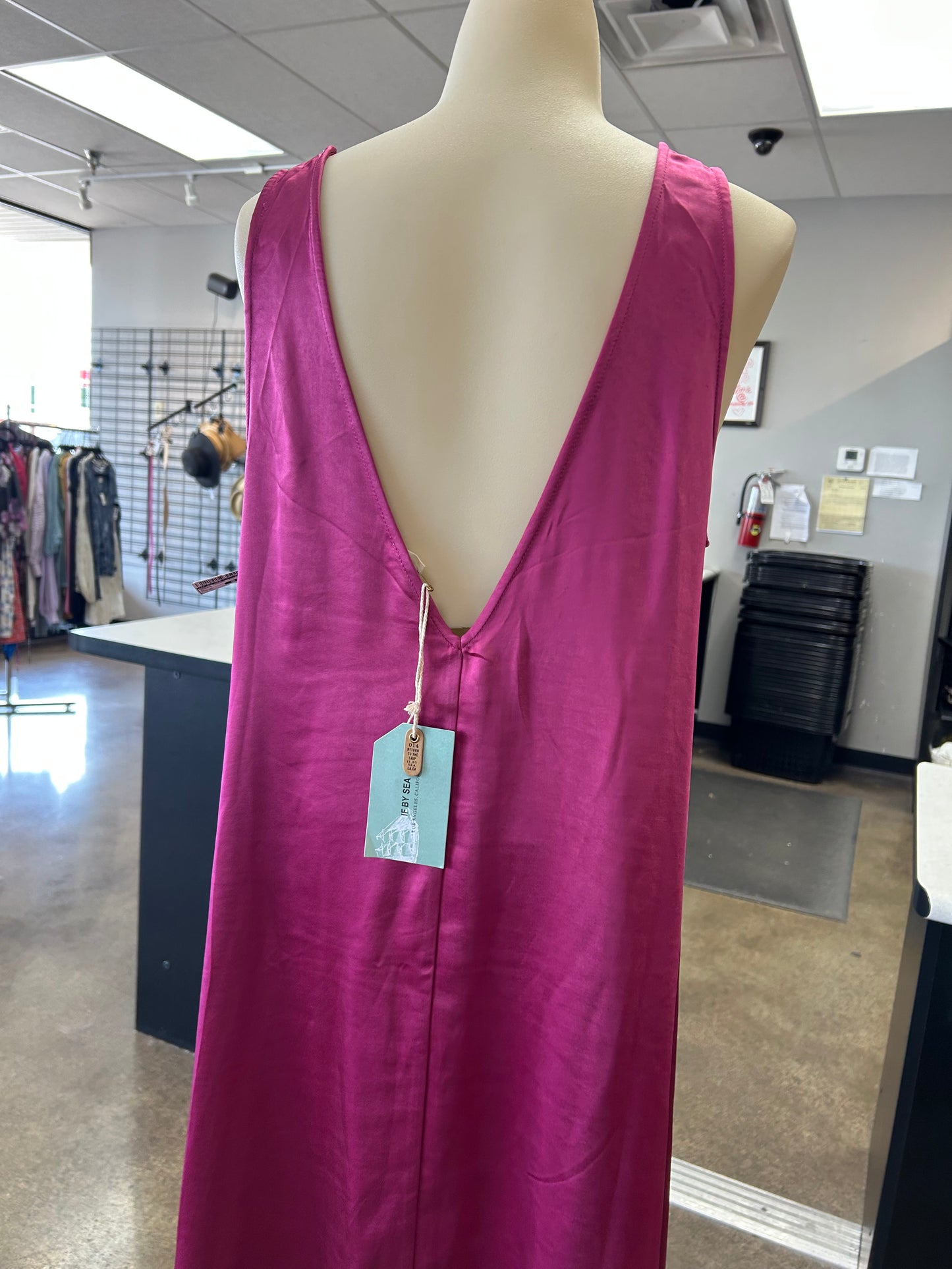 Dress Casual Maxi By If By Sea In Purple, Size:Xl