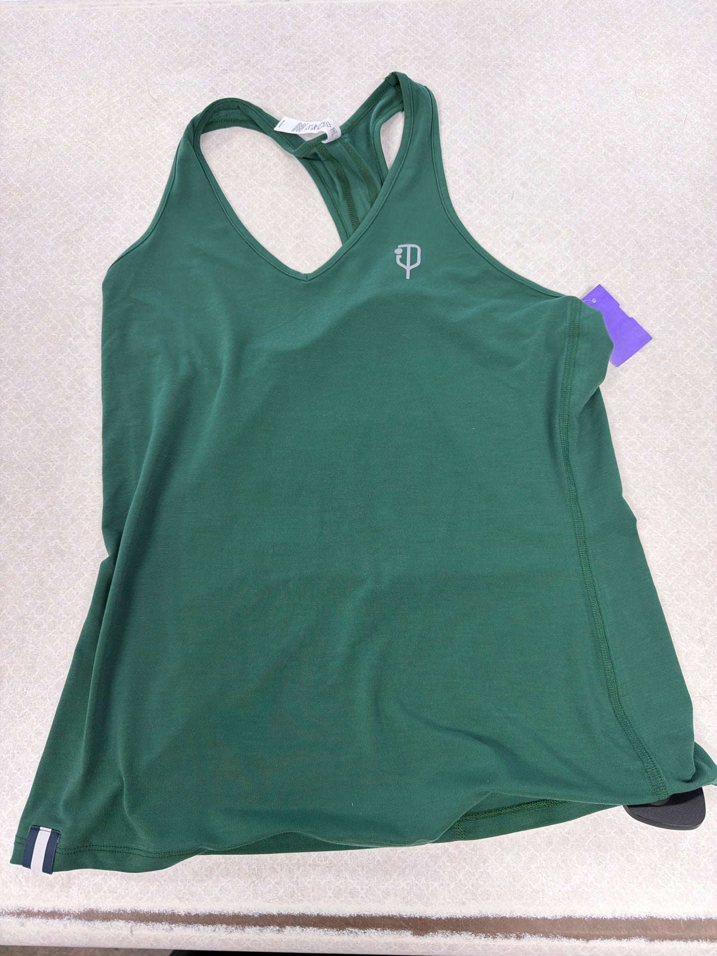 Athletic Tank Top By J.Pritchard In Green, Size:S