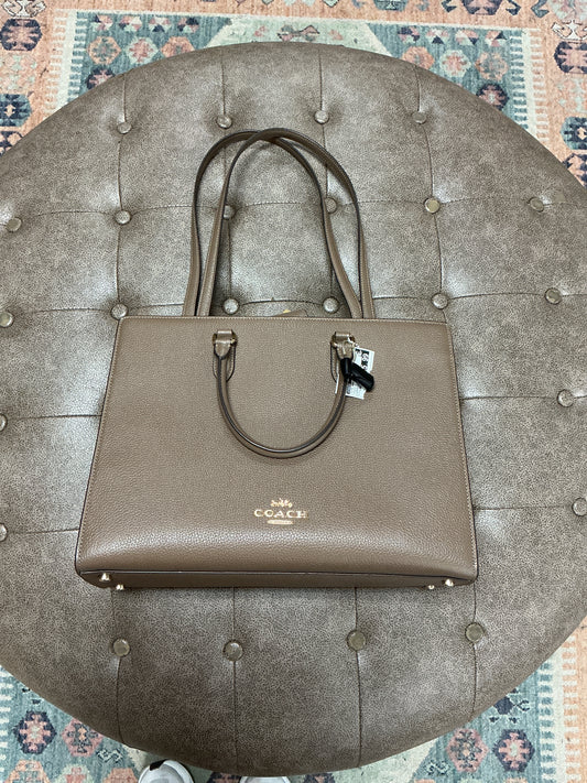 Tote Designer By Coach In Brown, Size:Large