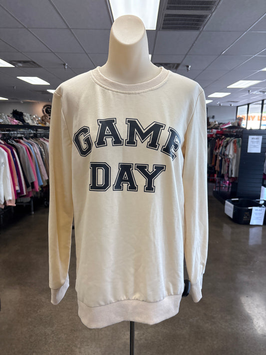 TOP LS by    CLOTHES MENTOR In CREAM, Size: S