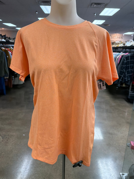 Athletic Top Ss By Calia In Orange, Size:Xl