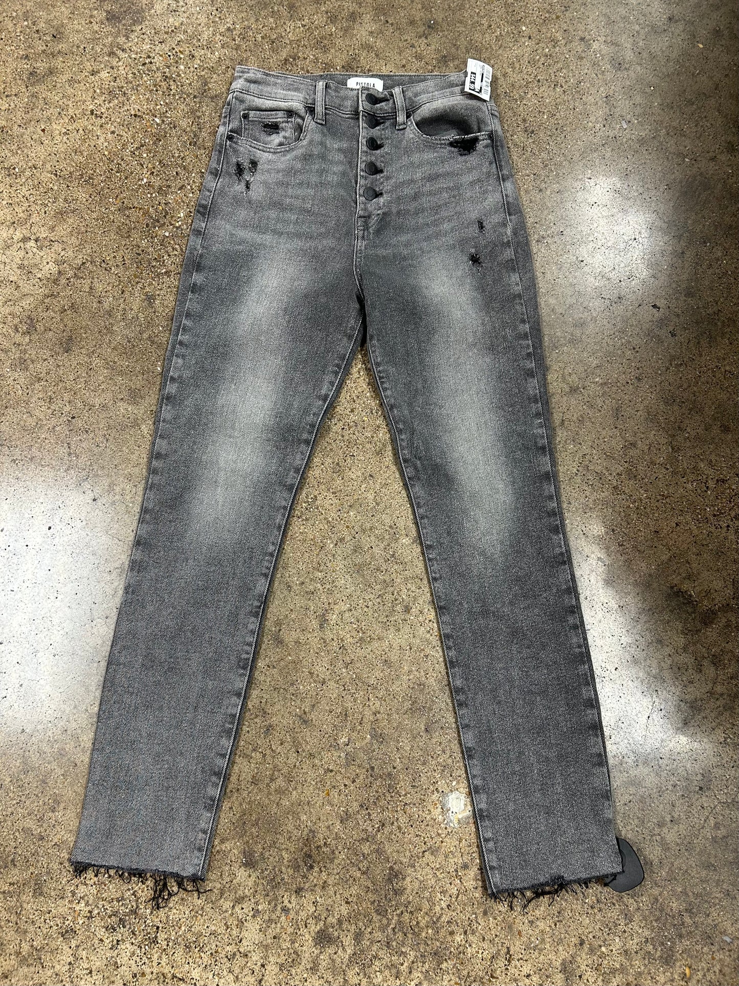 Jeans Skinny By Pistola In Grey, Size:4