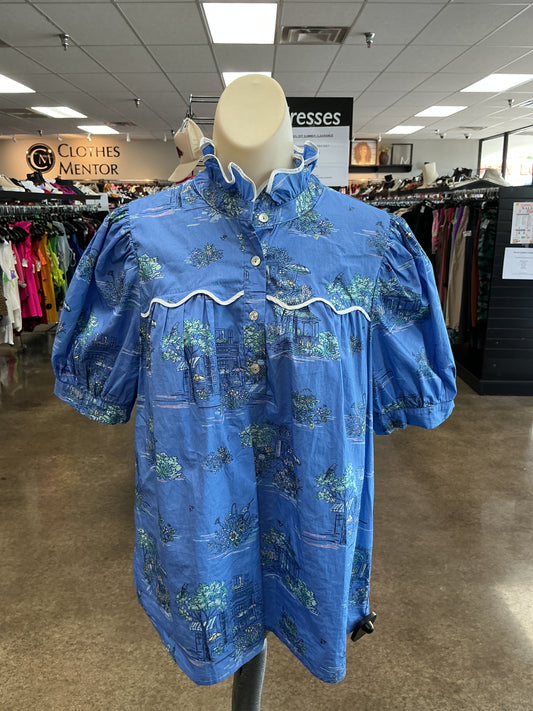 Top Ss By Entro In Blue, Size:L
