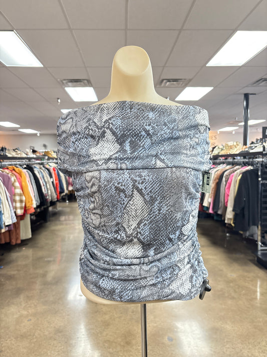 Top Sleeveless By Maeve In Snakeskin Print, Size:M