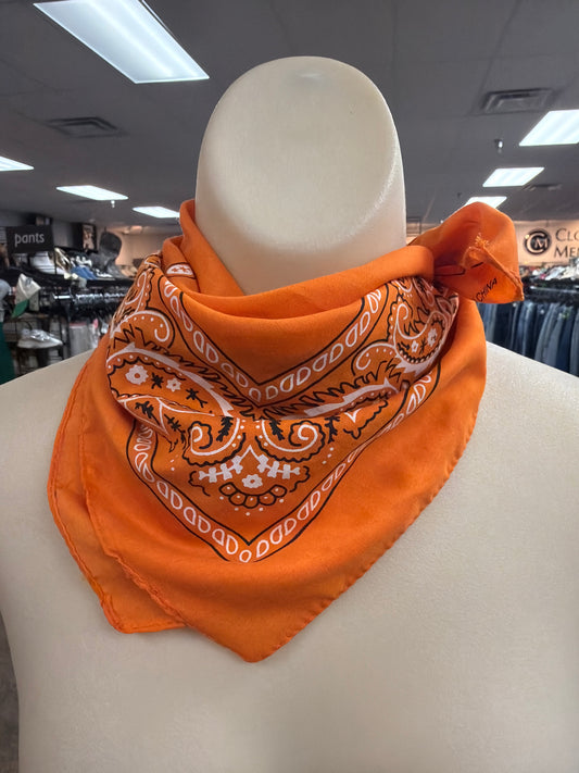 Bandanna By Clothes Mentor In Orange