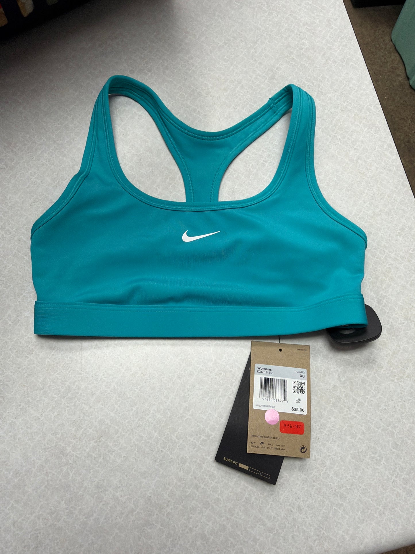Athletic Bra By Nike Apparel In Blue, Size:Xs
