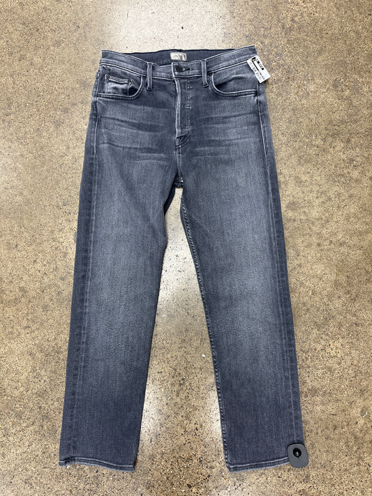 Jeans Straight By Mother Jeans In Grey, Size:6