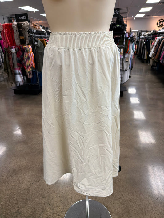 Athletic Skirt By Lululemon In Cream, Size:Xs