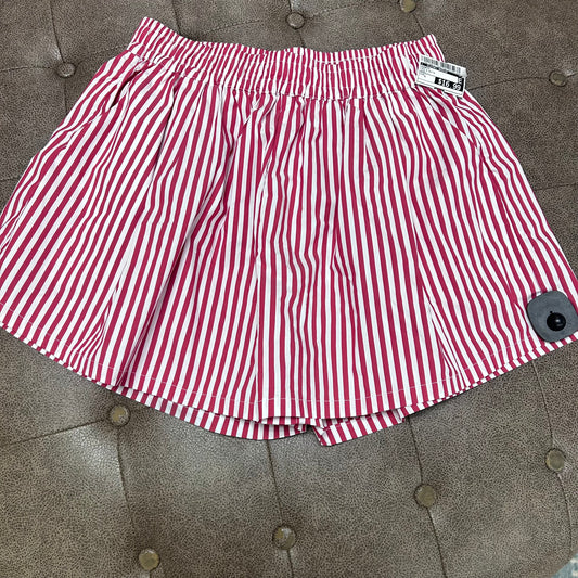 Shorts By Clothes Mentor In Red & White, Size:L