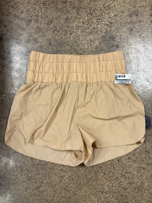 Athletic Shorts By Tcec In Tan, Size:M