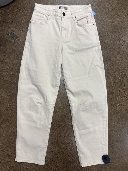 Jeans Straight By Kut In Cream, Size:0