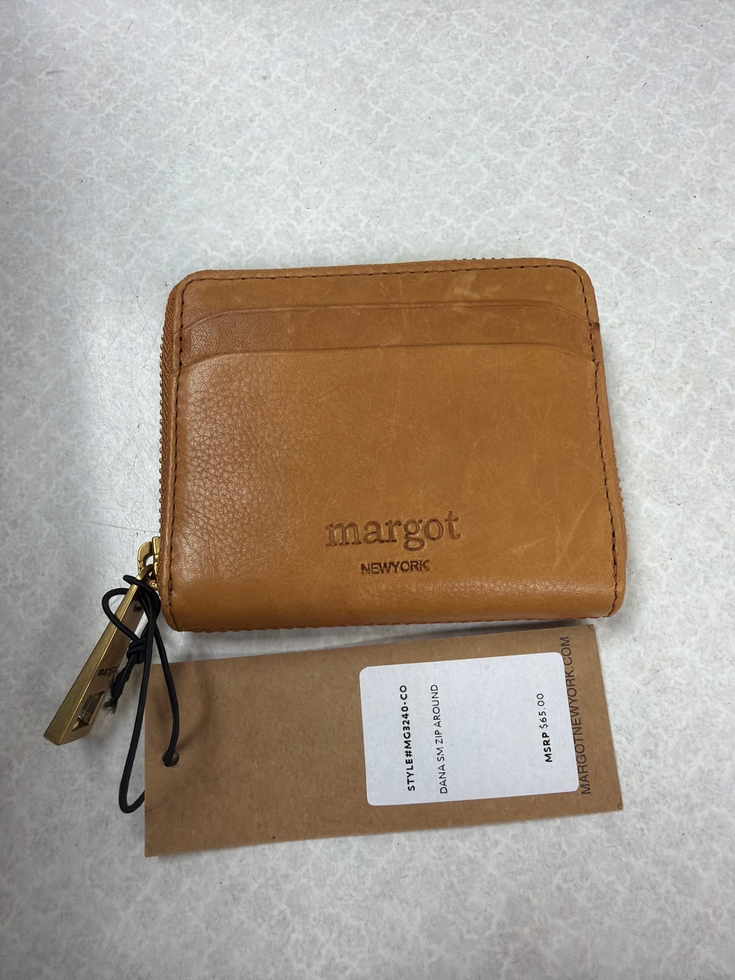 Wallet By Margot In Tan, Size:Small