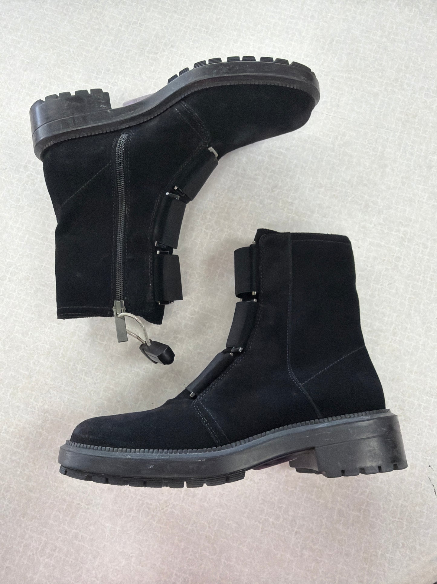 Boots Combat By Aquatalia In Black, Size:5.5