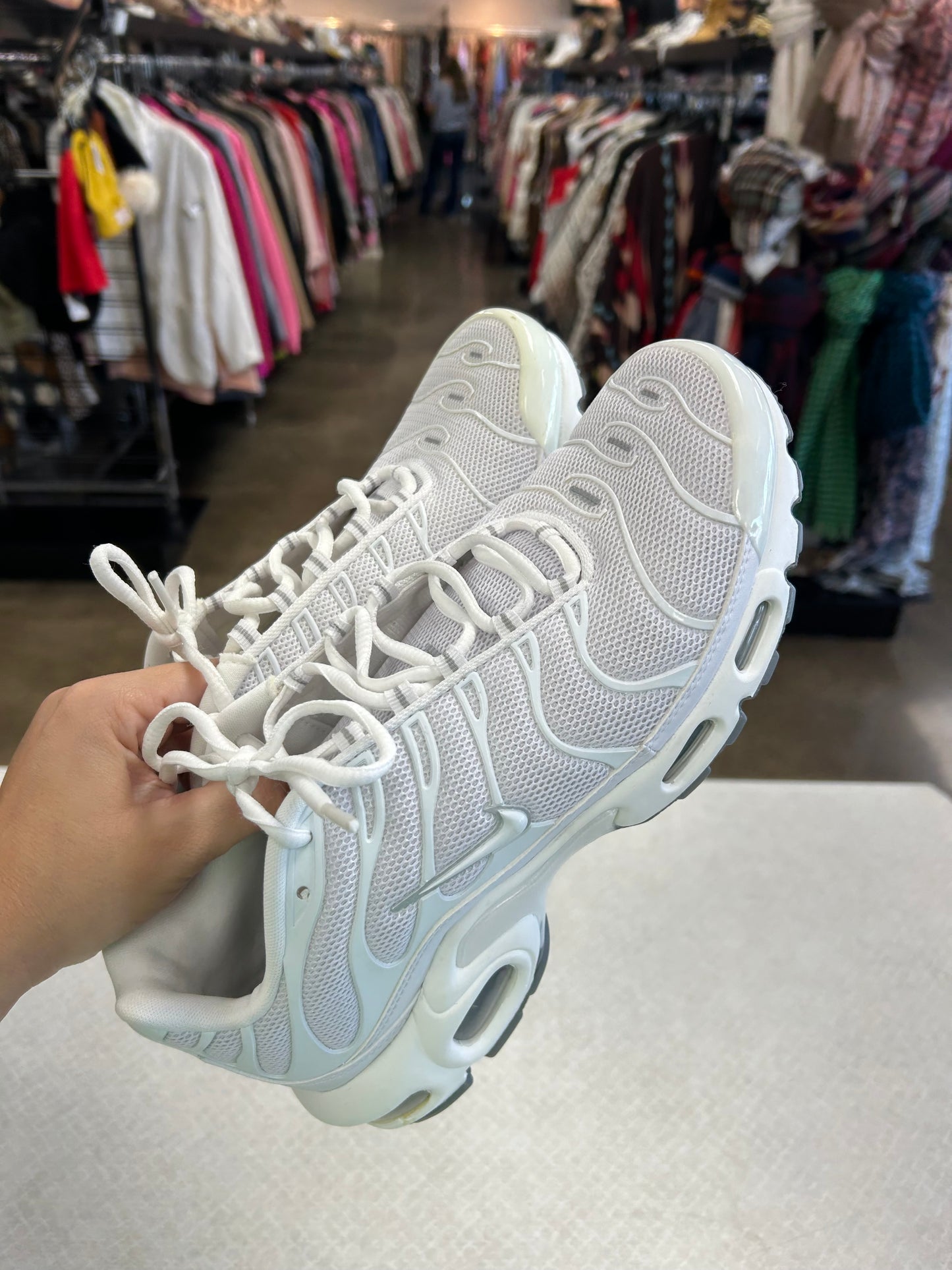 Shoes Athletic By Nike In White, Size:9.5