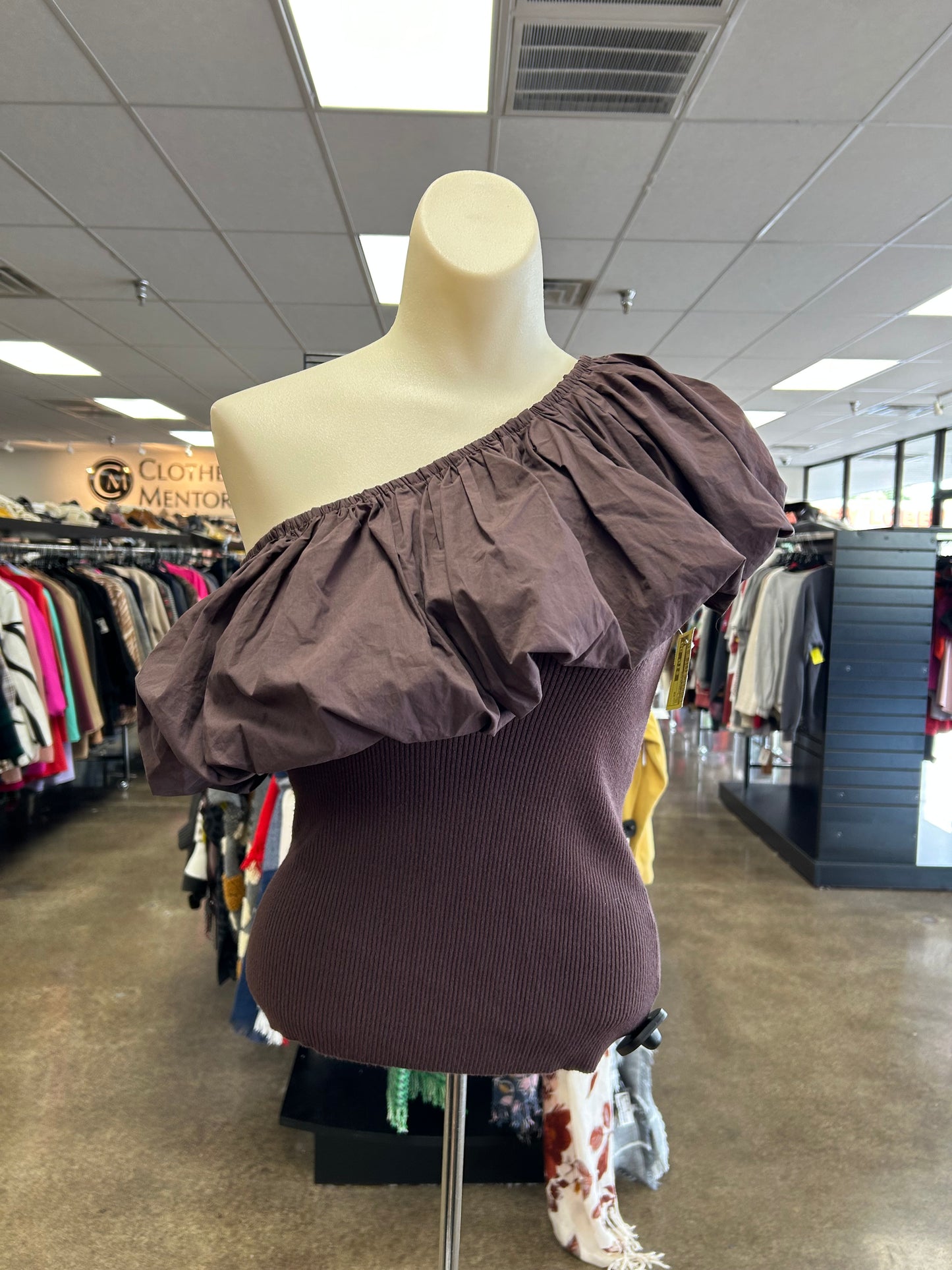 Top Sleeveless By Marie Oliver In Brown, Size:Xs