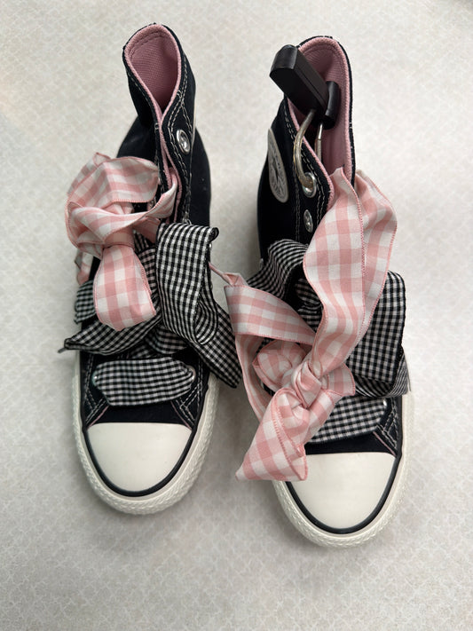 Shoes Sneakers By Converse In Black & Pink, Size:6