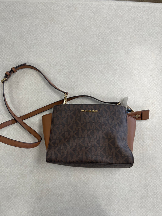 Crossbody Designer By Michael Kors In Brown, Size:Medium
