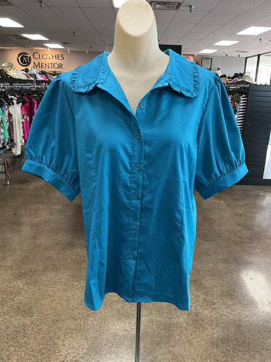Top Ss By Lucky & Blessed In Teal, Size:L