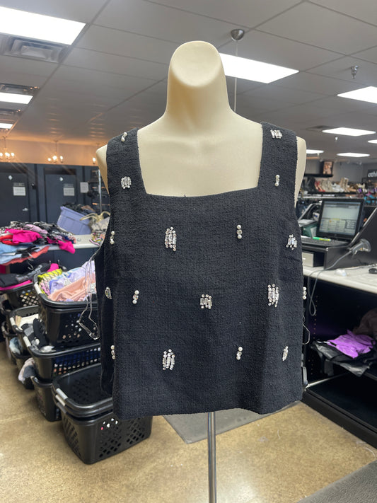 Top Sleeveless By Entro In Black, Size:L