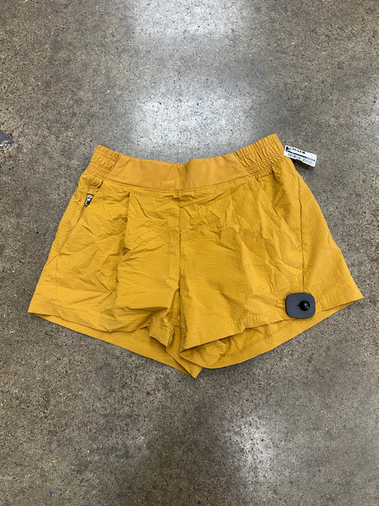 Athletic Shorts By Athleta In Gold, Size:2