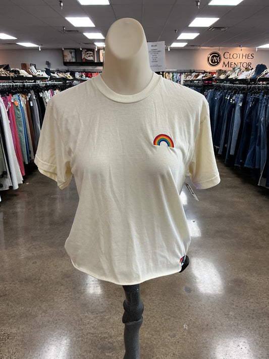 Top Ss By Clothes Mentor In Cream, Size:S