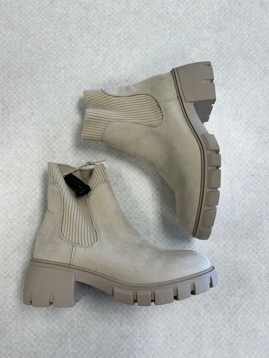BOOTS ANKLE HEELS by    CLOTHES MENTOR In TAN, Size: 8.5