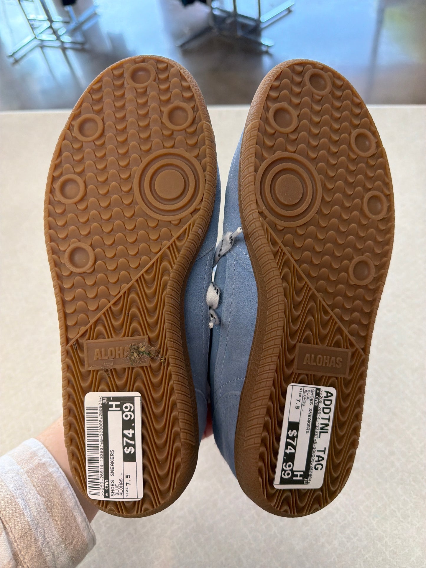 Shoes Sneakers By Cma In Blue, Size:7.5