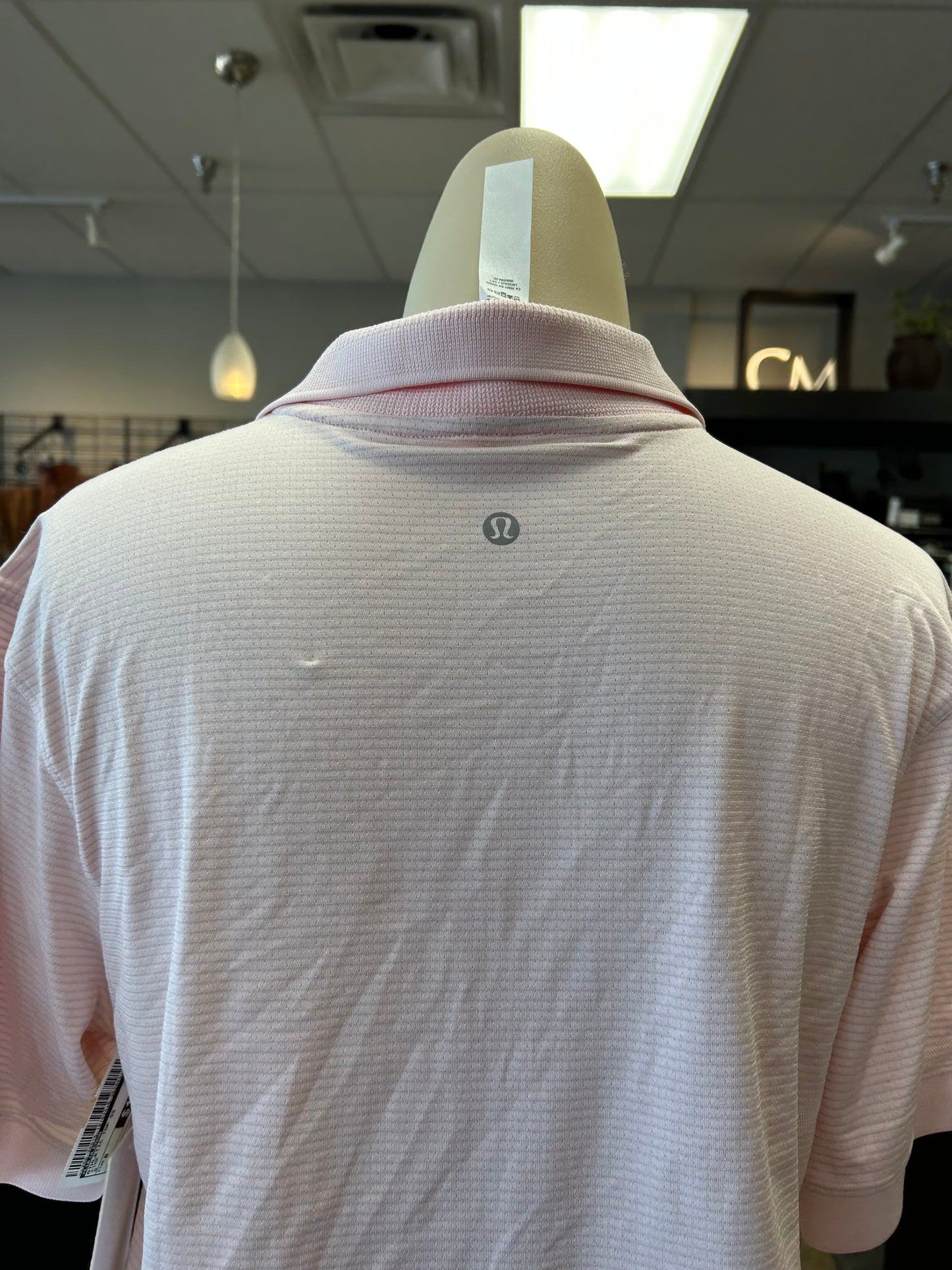 Athletic Top Ss By Lululemon In Pink, Size:8