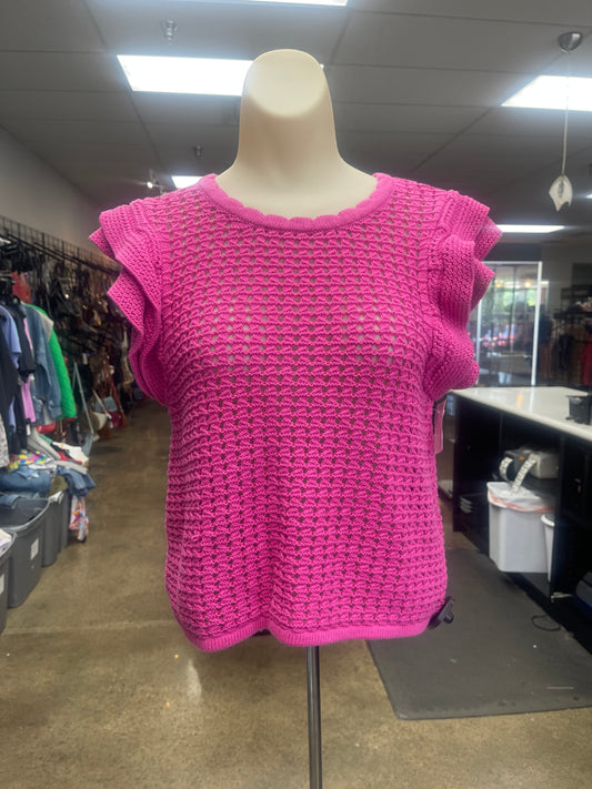 Top Ss By Gap In Pink, Size:Sp