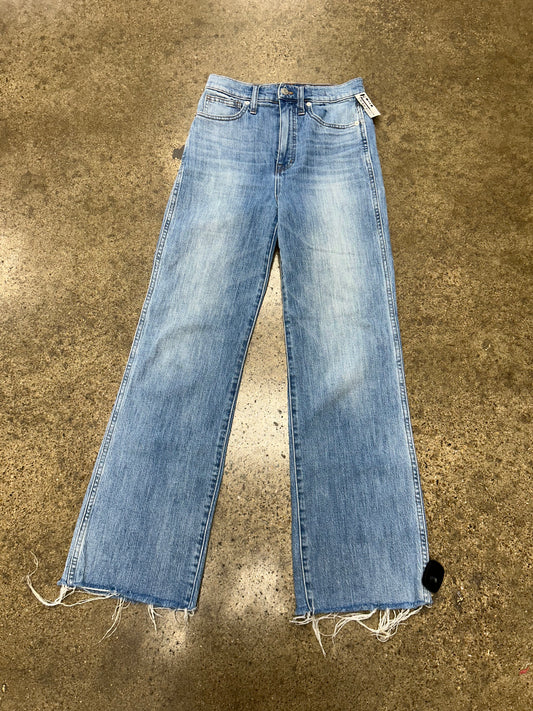 Jeans Flared By Madewell In Blue Denim, Size:4