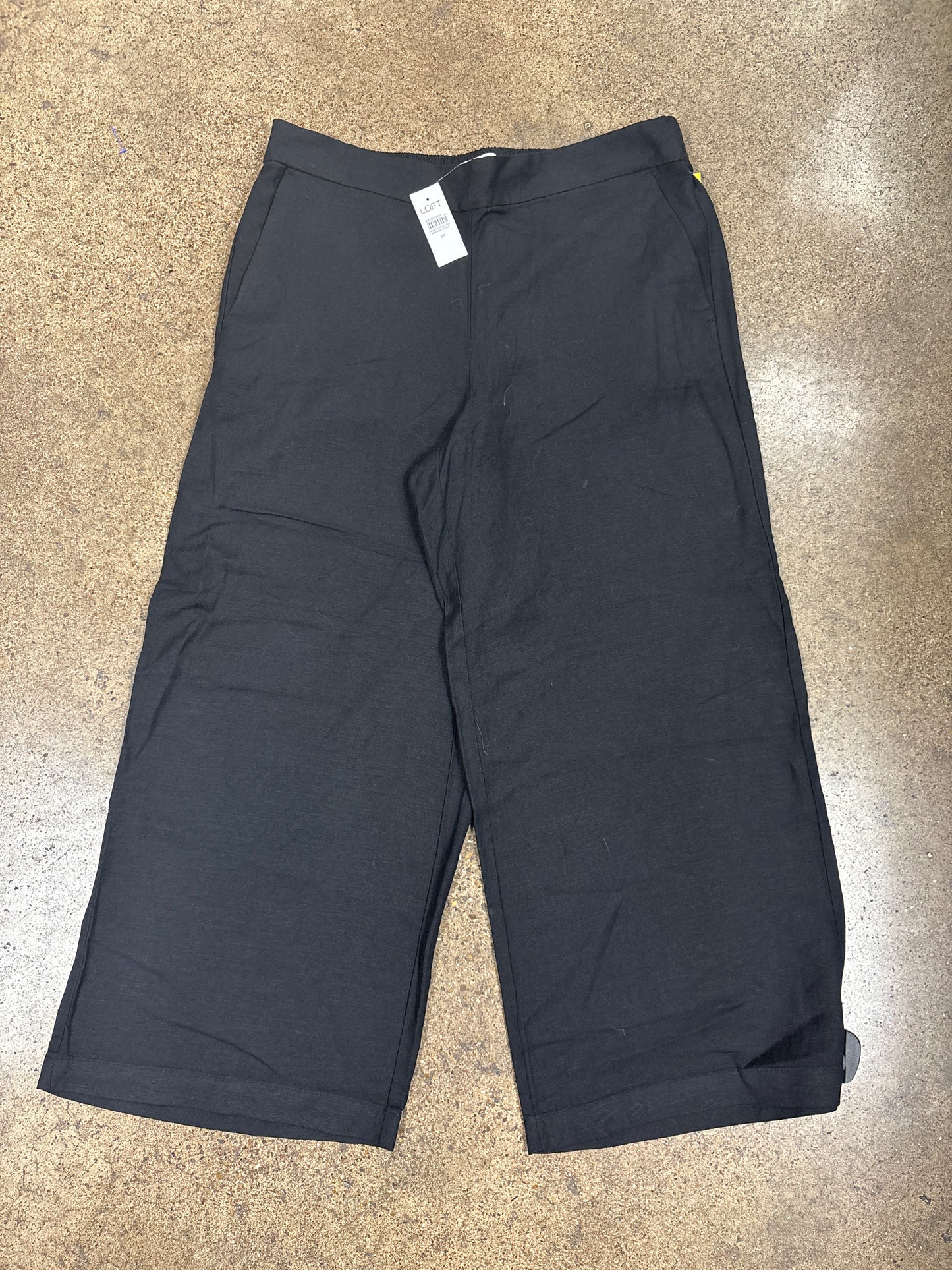 Pants Wide Leg By Loft In Black, Size:M
