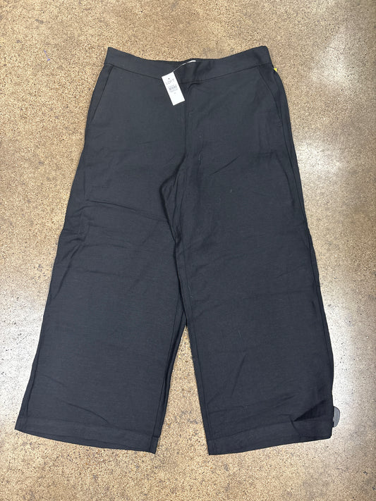 Pants Wide Leg By Loft In Black, Size:M