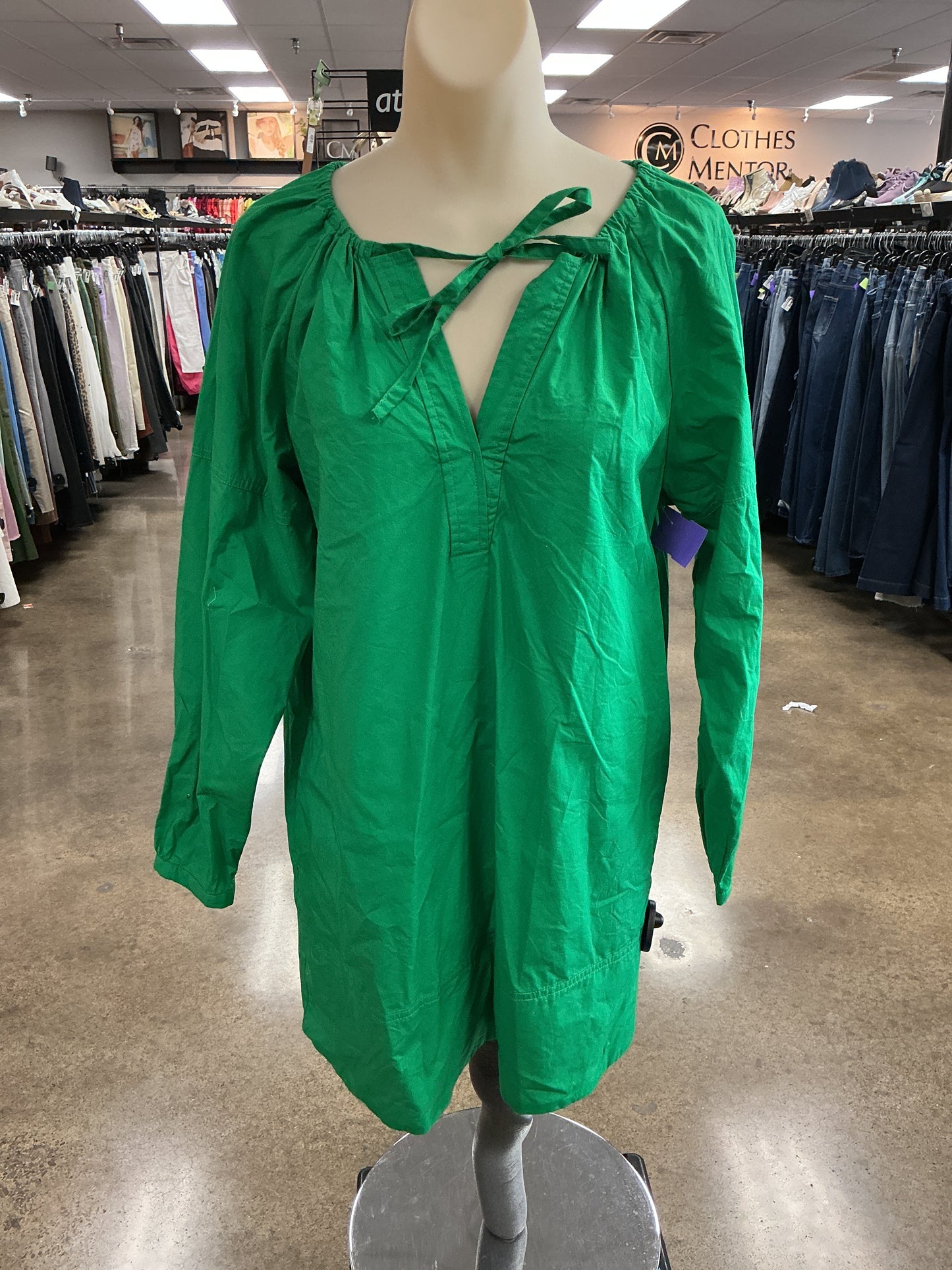 Tunic Ls By Banana Republic In Green, Size:S