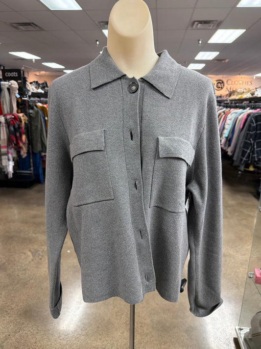 Top Ls By Loft In Grey, Size:L